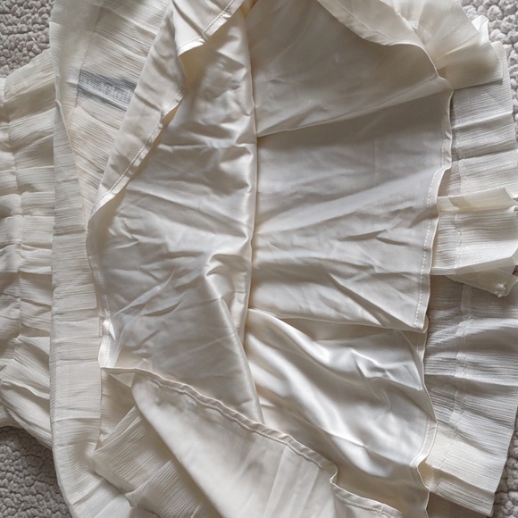 NWT ModCloth Size Small Sleeveless Metallic Pleated Bow Accent Mini Dress - Picture 12 of 15